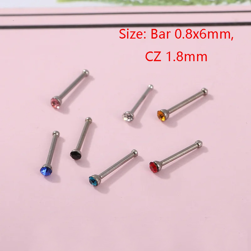 24 pçs/caixa anel de nariz de  - Body Jewelry Jewelry Box avaliação e preço