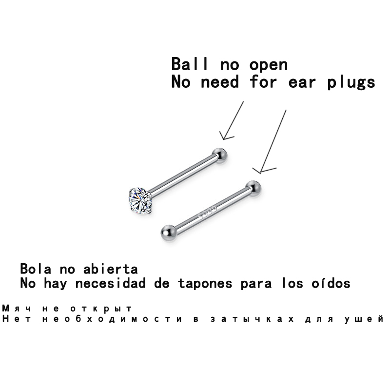 La monada brincos femininos de - Body Jewelry Diamond avaliação e preço