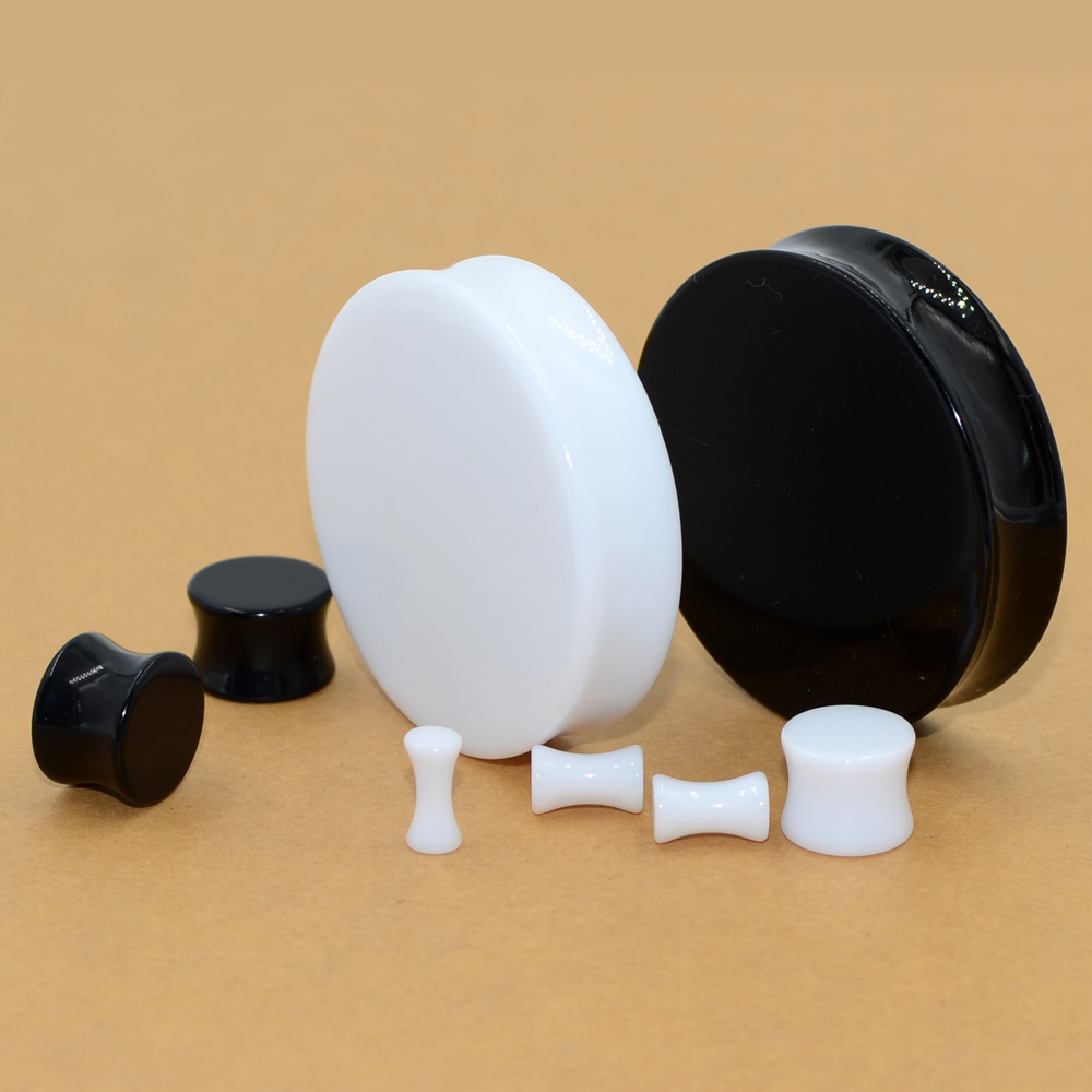 2 pares de tampões de ouvido a - Body Jewelry Gauge Sizes avaliação e preço