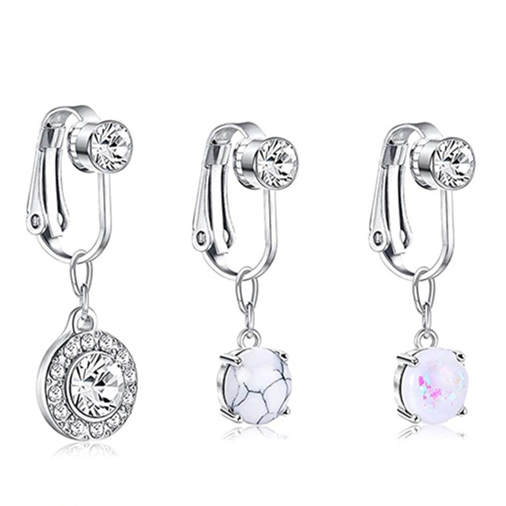 Anel de Umbigo Feminino da Mod - Body Jewelry Belly Button Rings avaliação e preço