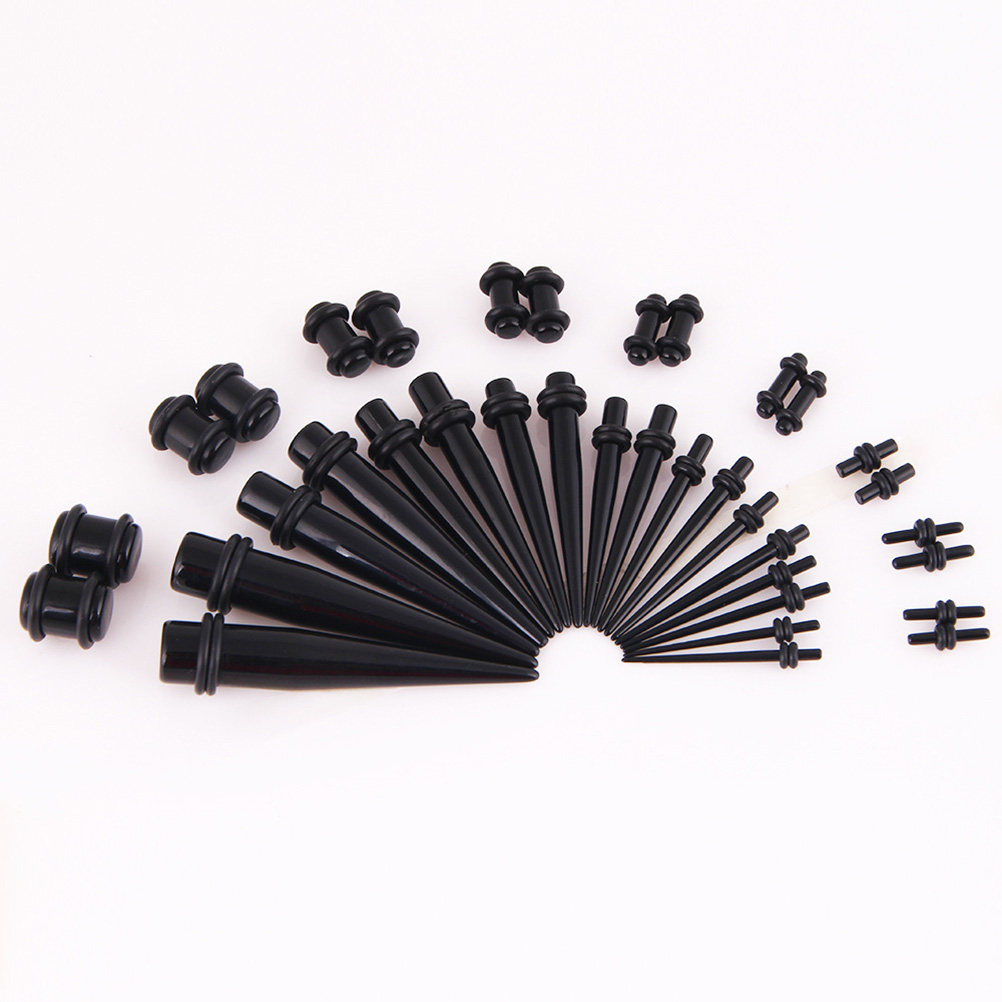 Conjunto de 36 Expansores de O - Body Jewelry Gauge Sizes avaliação e preço