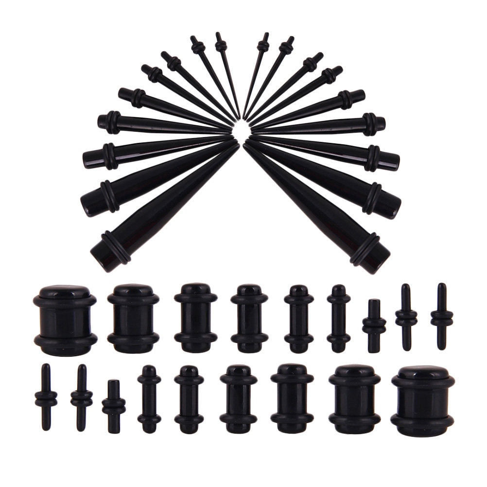 Conjunto de 36 Expansores de O - Body Jewelry Gauge Sizes avaliação e preço
