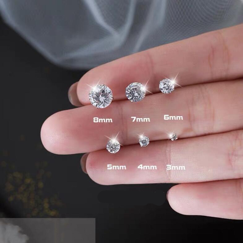 Brincos de Prata Esterlina S92 - Body Jewelry Diamond avaliação e preço