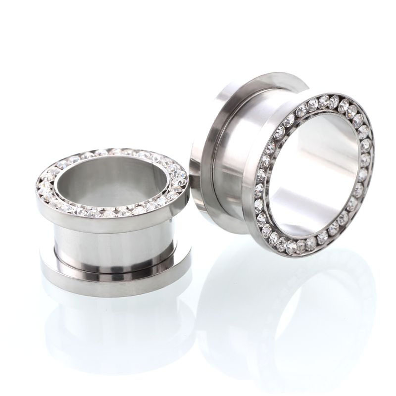 2 pçs/lote Túnel de Orelha de  - Body Jewelry Gauges avaliação e preço