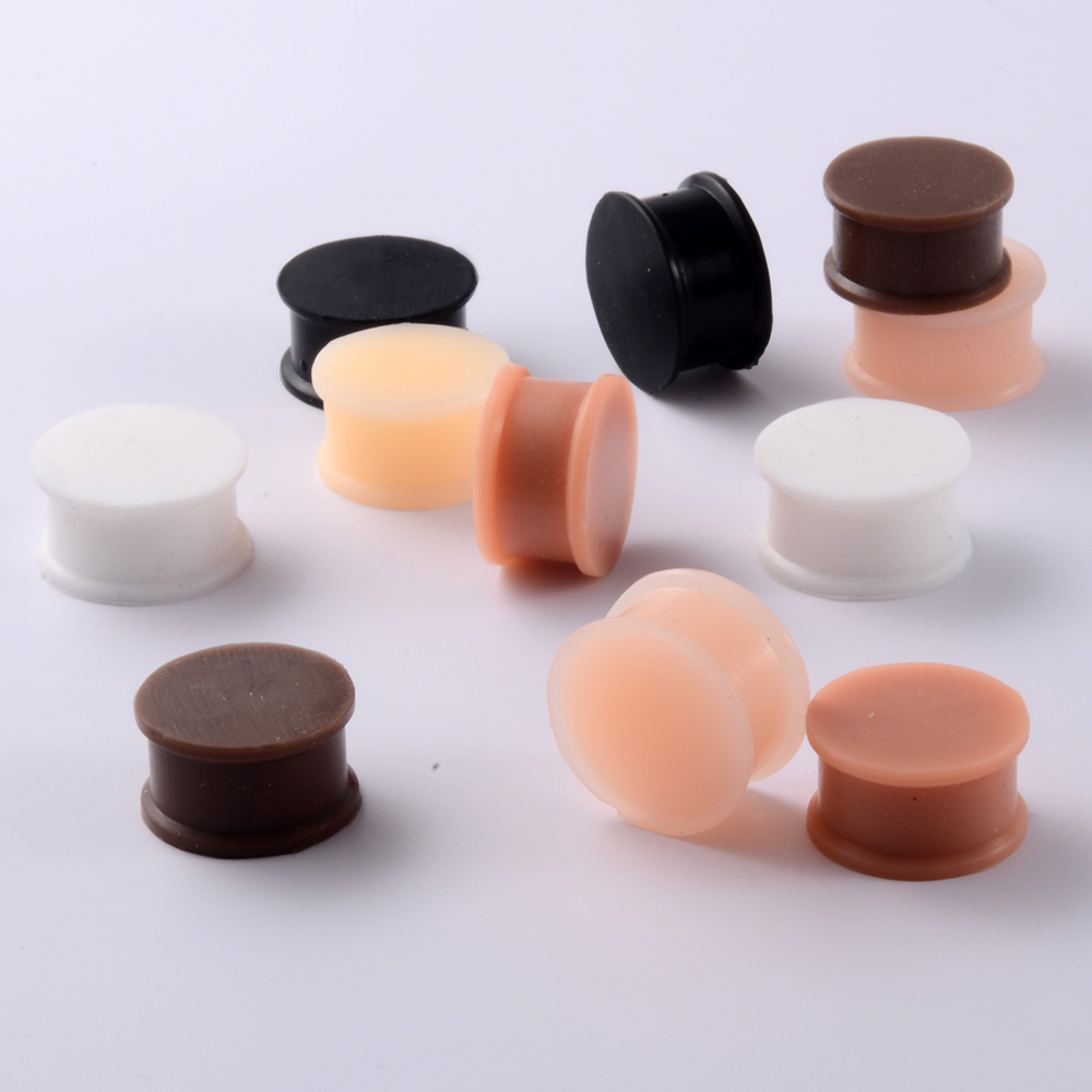 1 par de silicone flexível gro - Body Jewelry Gauges avaliação e preço