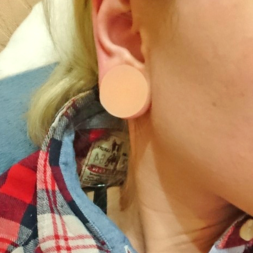 1 par de silicone flexível gro - Body Jewelry Gauges avaliação e preço