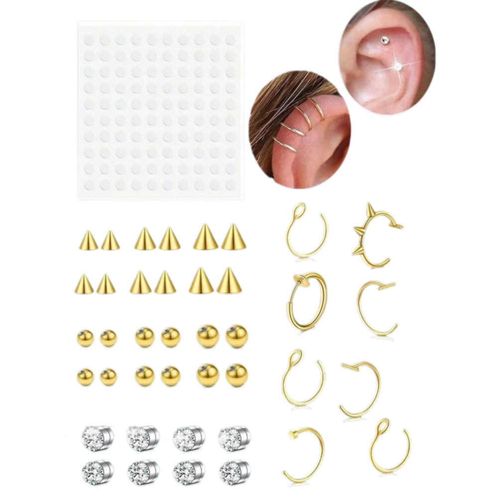 Anéis de nariz falsos, septo f - Body Jewelry And Piercing avaliação e preço
