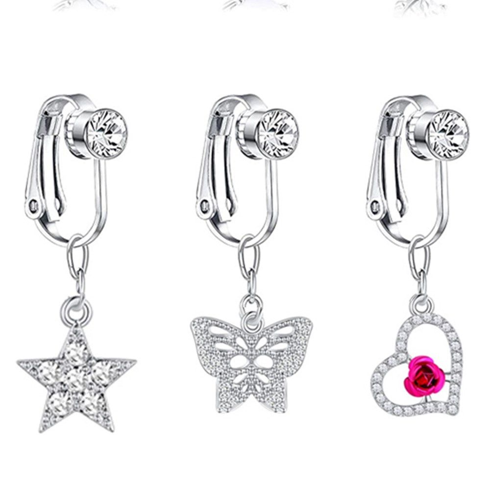 Acessórios de praia clipe não  - Body Jewelry Belly Button Rings avaliação e preço