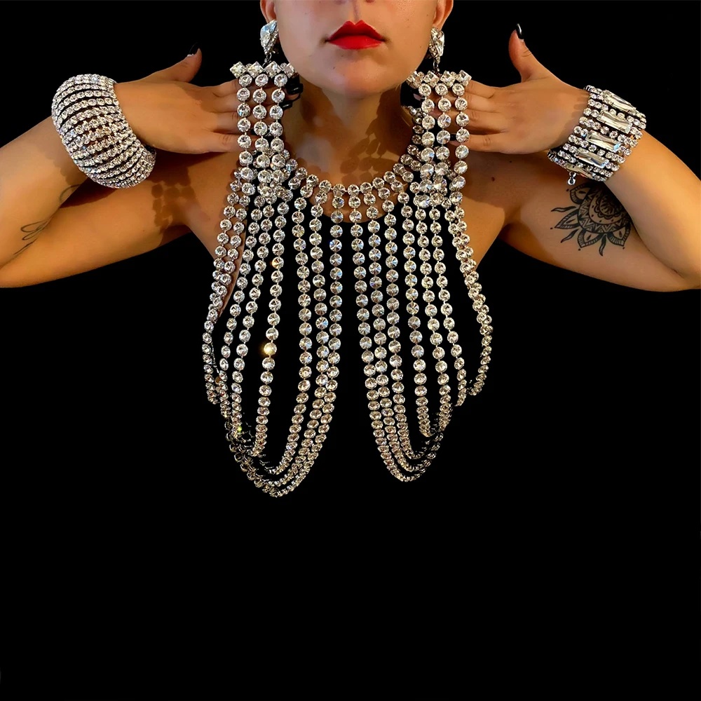 Moda sexy feminino corpo jóias - Body Jewelry Diamond avaliação e preço