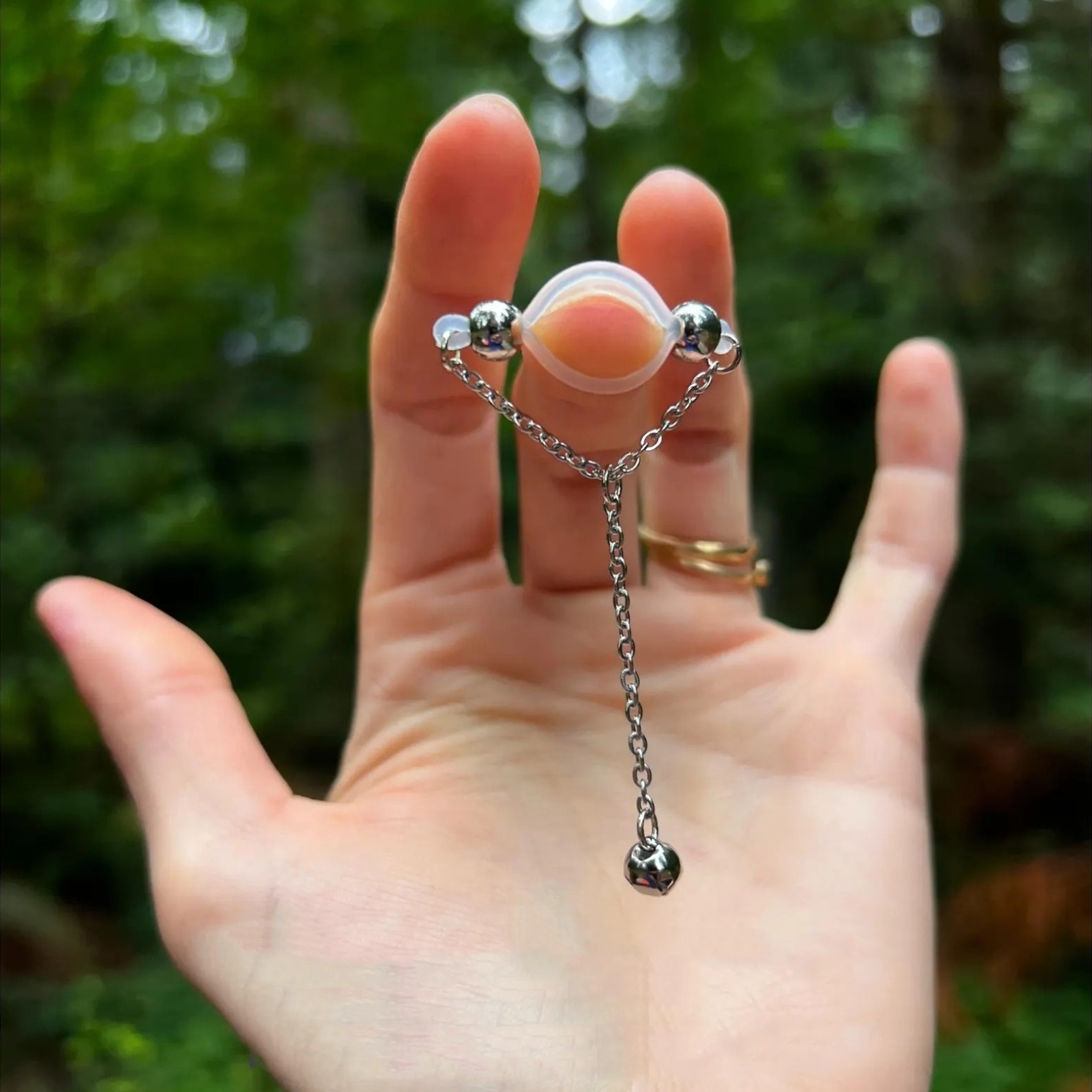 1 par de anéis de mamilo falso - Body Jewelry Nipple Rings avaliação e preço