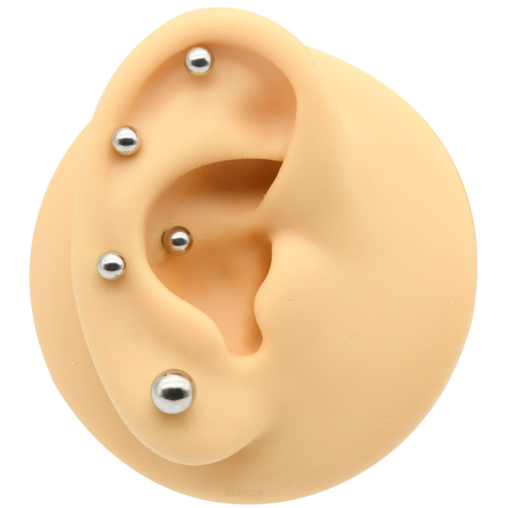 Piercing de barra reta de aço  - Body Jewelry Nipple Rings avaliação e preço