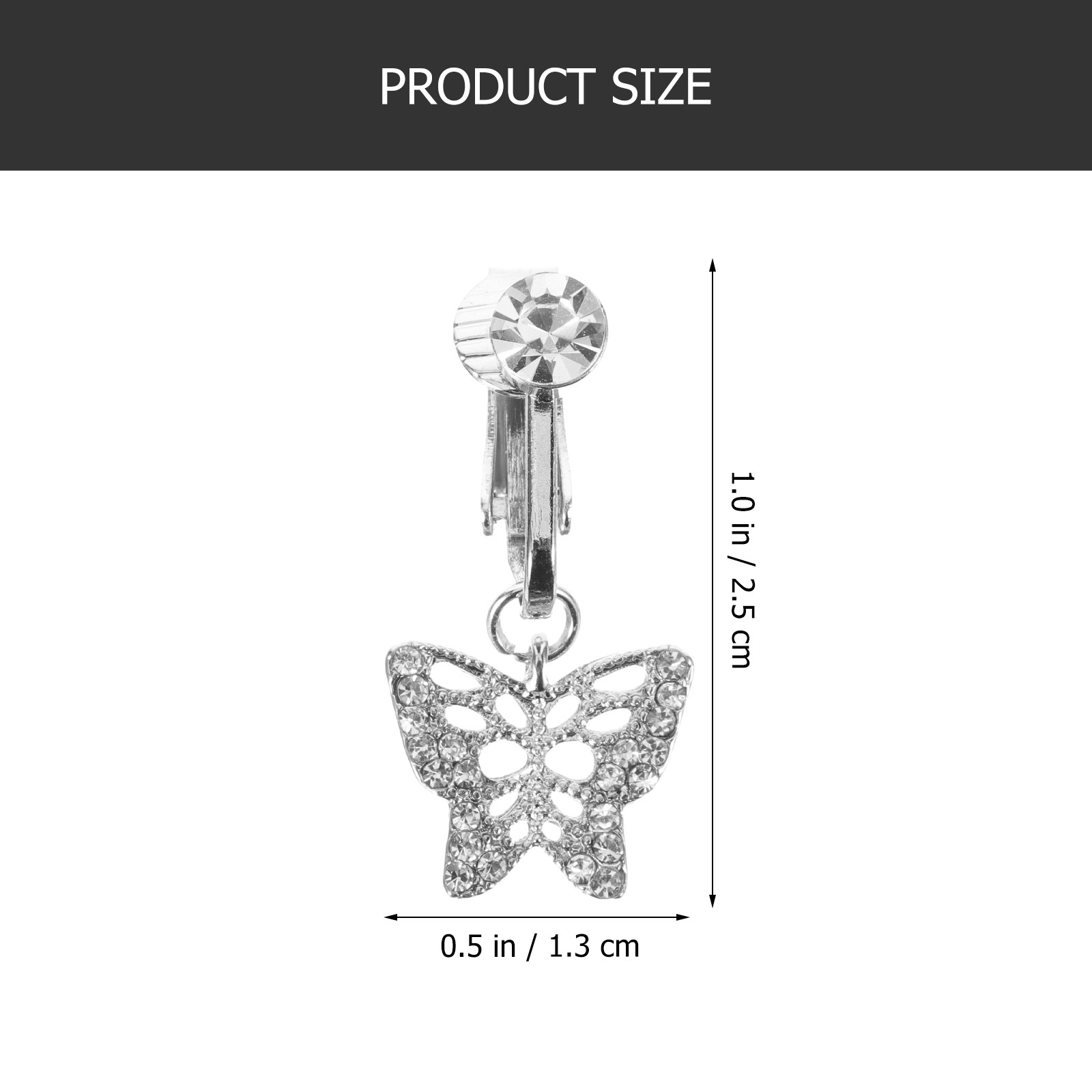 Anel de Umbigo Falso com Clipe - Body Jewelry Belly Button Rings avaliação e preço