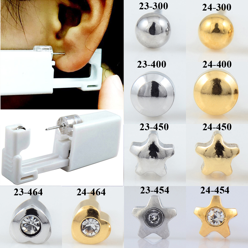 24 pçs/caixa sem dor kit de pi - Body Jewelry Jewelry Box avaliação e preço