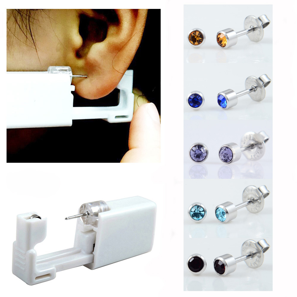 24 pçs/caixa sem dor kit de pi - Body Jewelry Jewelry Box avaliação e preço