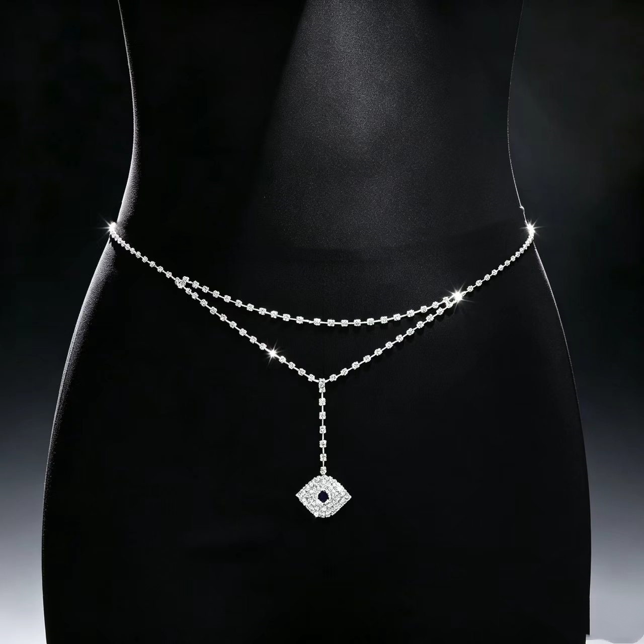 Cinto de cintura com pingente  - Body Jewelry Diamond avaliação e preço