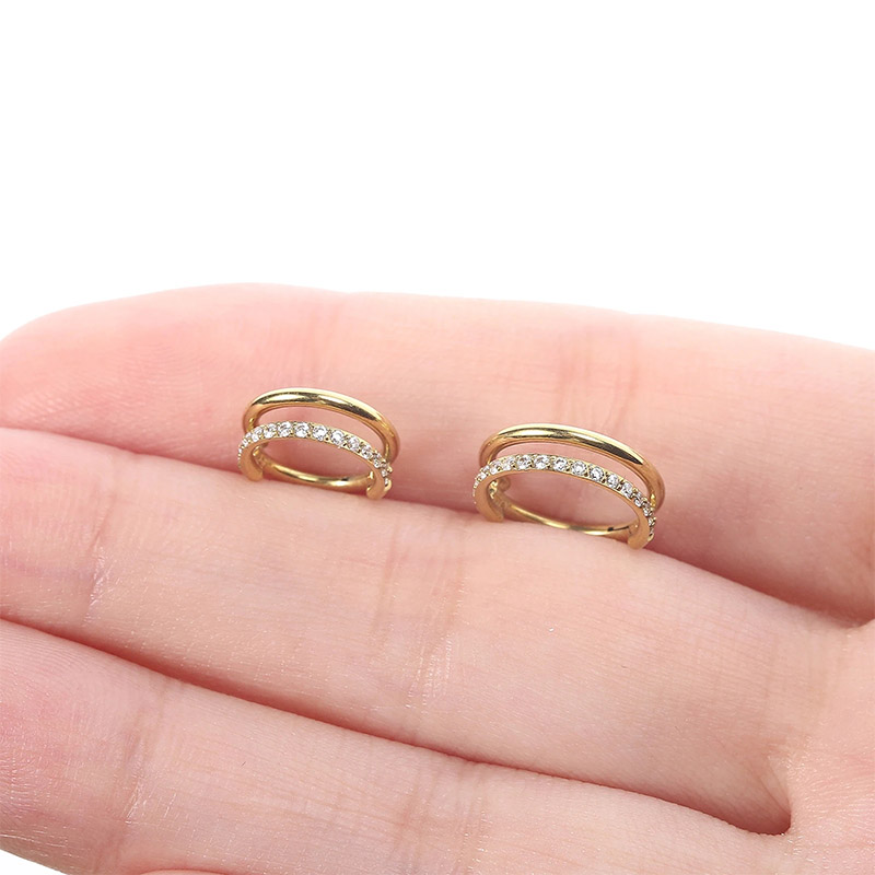 Brinco de titânio g23 daith co - Conch Earring Hoop avaliação e preço