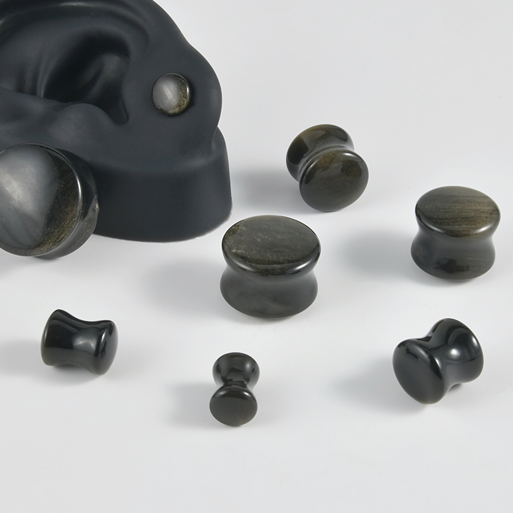 Tampões de ouvido duplos de pe - Body Jewelry Gauge Sizes avaliação e preço