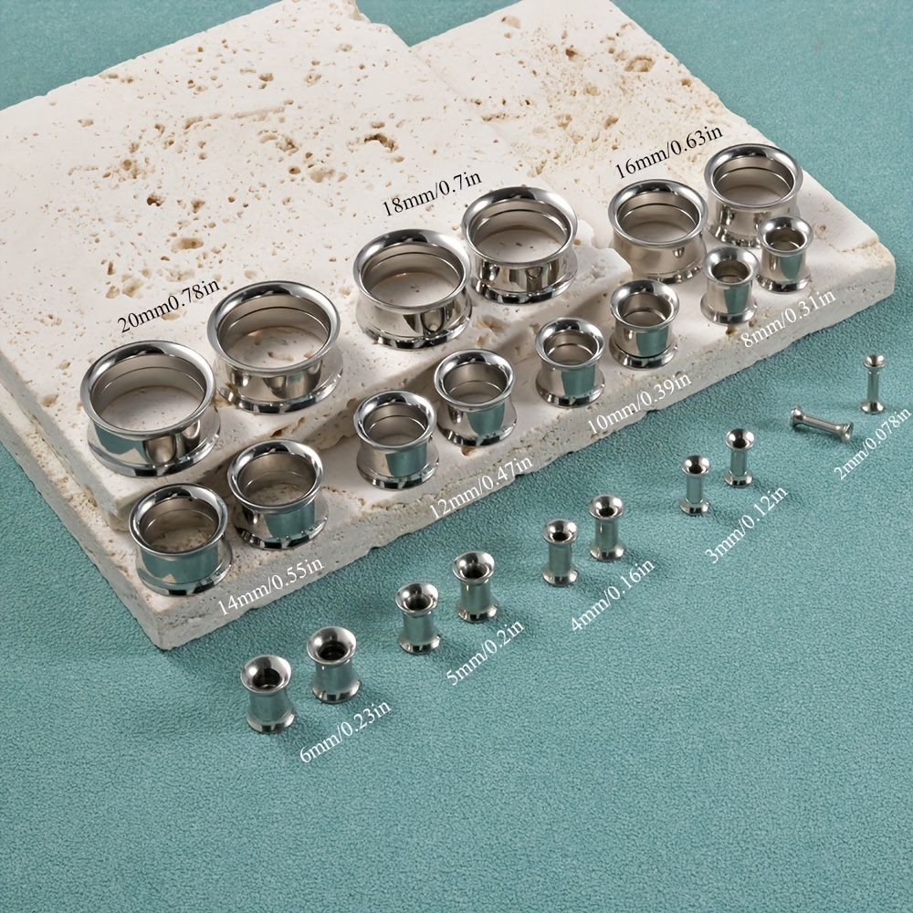 Conjunto de tampões para os ou - Body Jewelry Gauges avaliação e preço