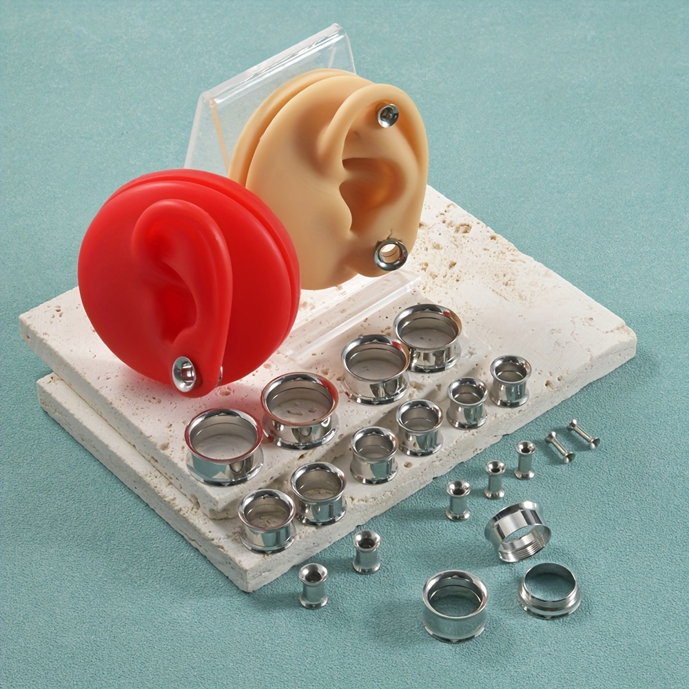 Conjunto de tampões para os ou - Body Jewelry Gauges avaliação e preço