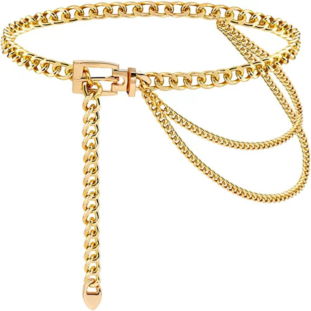 Corrente de cintura punk cinto - Body Jewelry Women avaliação e preço