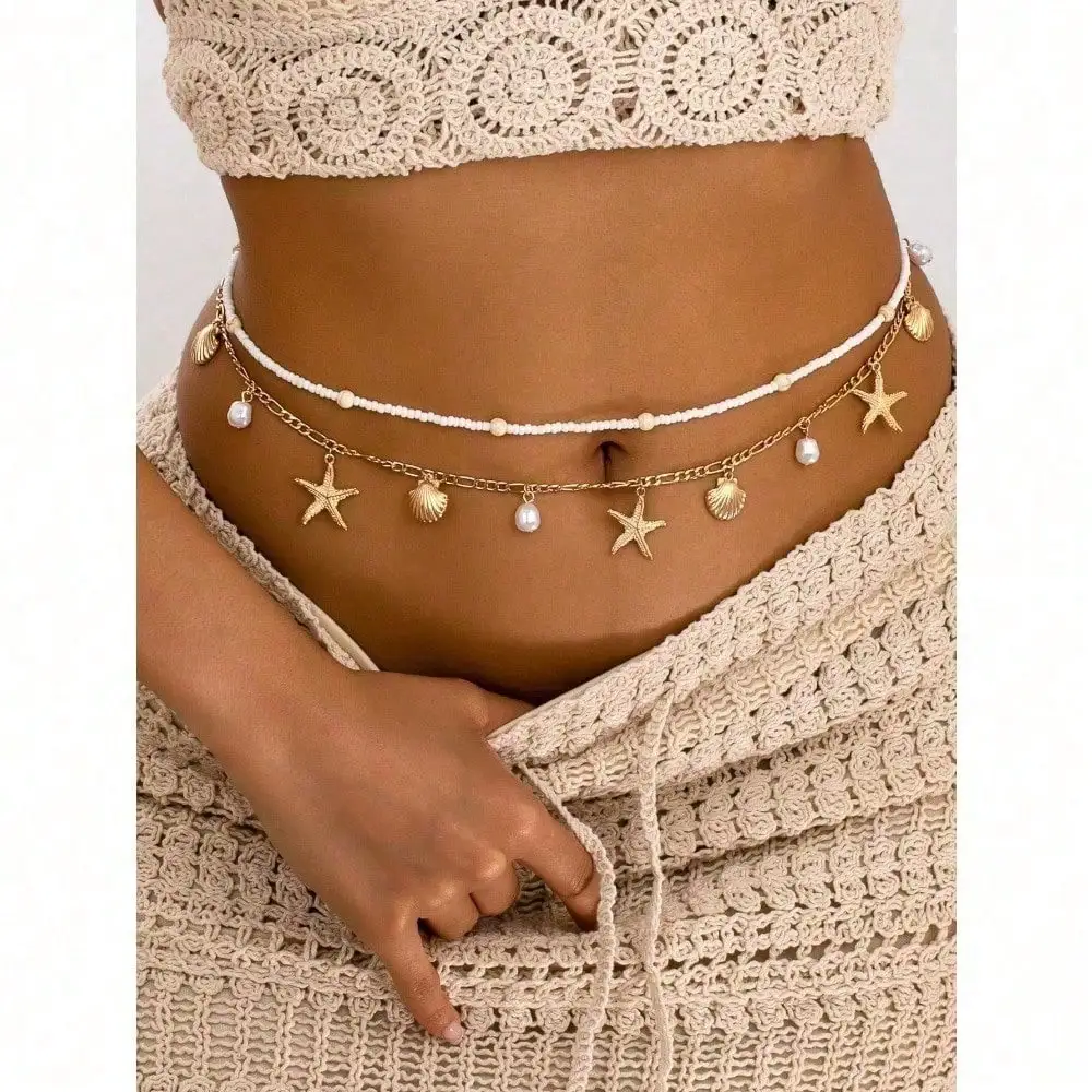 2 peças de corrente de cintura - Body Jewelry Women avaliação e preço