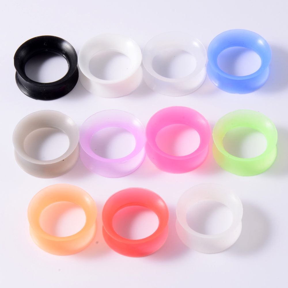 2 pçs tampões de ouvido de sil - Body Jewelry Gauges avaliação e preço