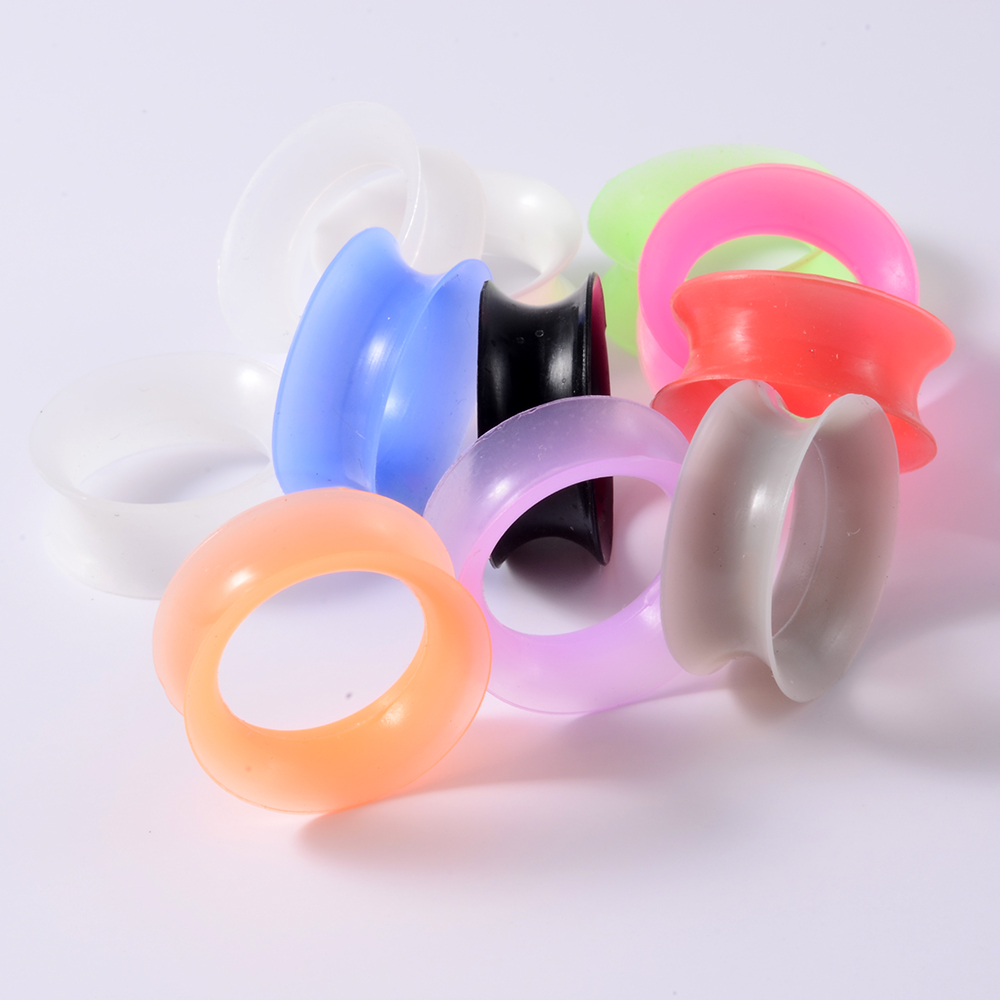 2 pçs tampões de ouvido de sil - Body Jewelry Gauges avaliação e preço