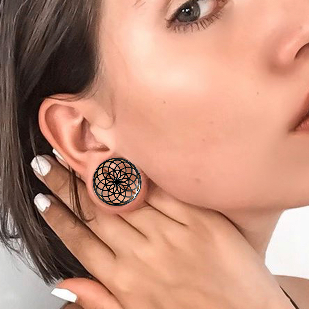 Vankula 2 peças de aço inoxidá - Body Jewelry Gauges avaliação e preço