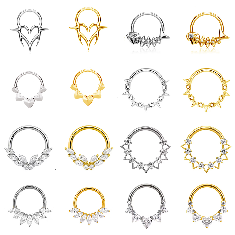 Anel de argola de titânio g23, - Conch Earring Hoop avaliação e preço
