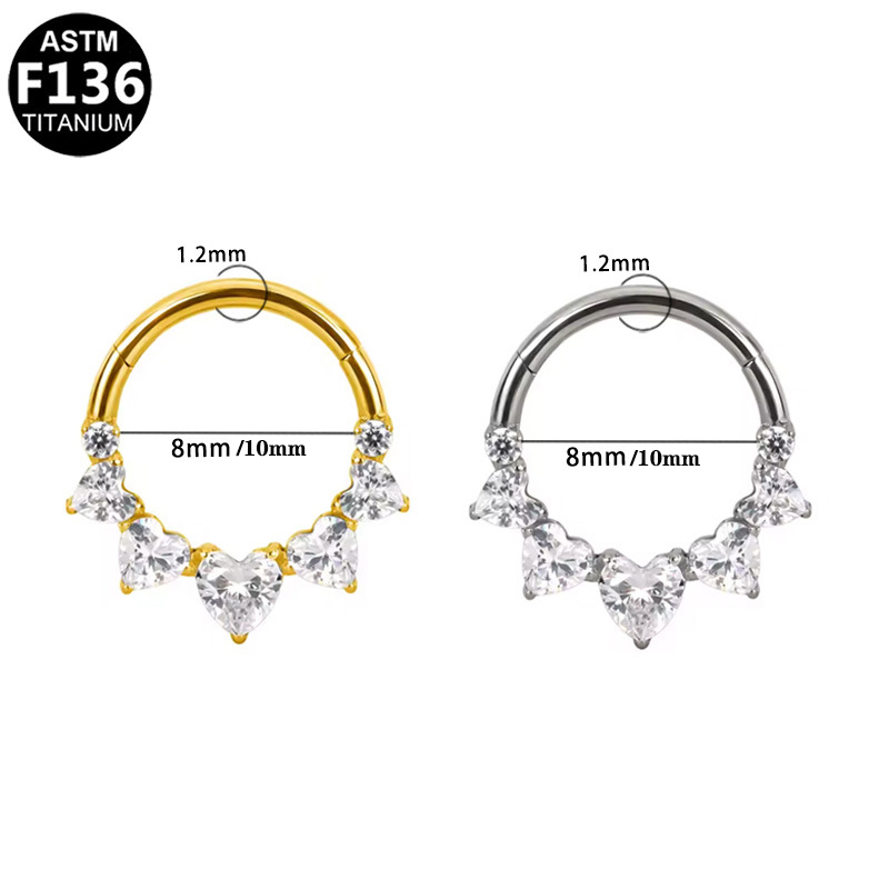 Anel de argola de titânio g23, - Conch Earring Hoop avaliação e preço