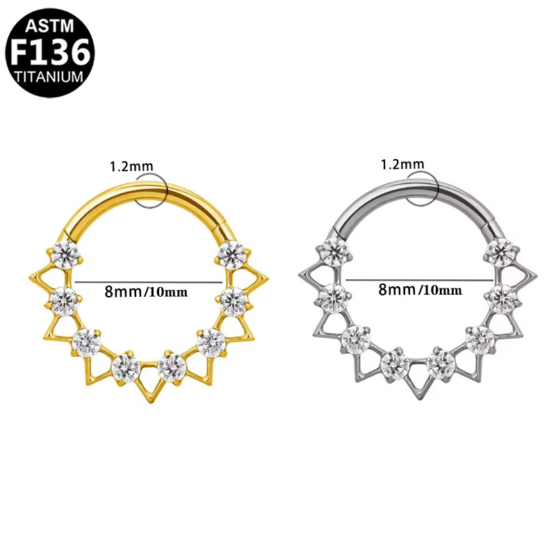 Anel de argola de titânio g23, - Conch Earring Hoop avaliação e preço